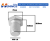 11131273093 Huance Oil Pan Drain Plug Bolt for BMW MINI
