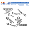 HCPX Manufacturing Auto Parts Camber Adjusting Eccentric Bolt Kit for BMW&ROLLS-ROYCE  33306874090