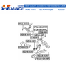 46431-65J00 Huance Camber Adjusting Eccentric Bolt Kit for Suzuki