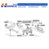 HCPX Manufacturing Kit de boulons excentriques de réglage de carrossage pour pièces automobiles TOYOTA 48409-02010