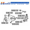 HCPX Manufacturing Auto Parts Camber Adjusting Eccentric Bolt Kit for HONDA 52387-SFE-000