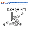 HCPX Manufacturing Auto Parts Camber Adjusting Eccentric Bolt Kit for KIA 54220-3E000
