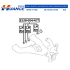 54220-3E600 Huance Camber Adjusting Eccentric Bolt Kit for Kia Hyundai