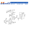 HCPX Manufacturing Auto Parts Camber Adjusting Eccentric Bolt Kit for NISSAN&INFINITI 54580-1LA2B