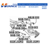 55226-JA01C Huance Camber Adjusting Eccentric Bolt Kit for Nissan