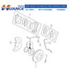 HCPX Автозапчасти Набор болтов ступицы колеса for HYUNDAI 517523A000