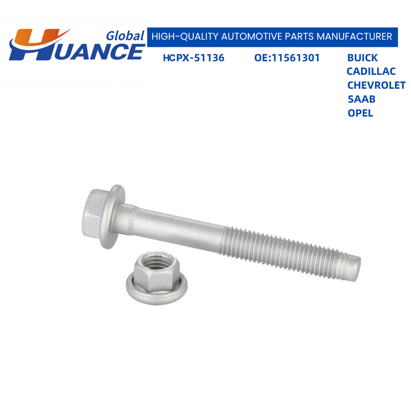 HCPX Manufacturing Auto Parts Camber Adjusting Eccentric Bolt Kit for BUICK&CADILLAC&CHEVROLET&SAAB&OPEL 11561301