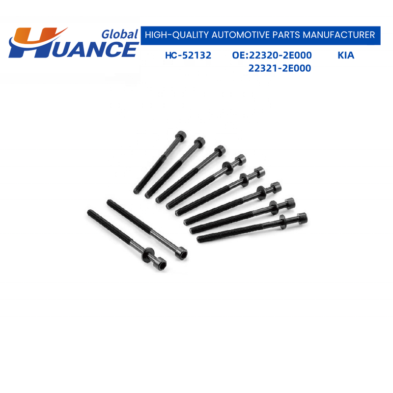 HCPX Manufacturing Auto Parts Engine Cylinder Head Bolt M10X1.5X157 Fit with Washer for KIA 22320-2E000/22321-2E000
