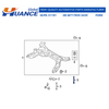 W717859-S439 Huance Camber Adjusting Eccentric Bolt Kit for FORD