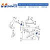 97034121720 Huance Camber Adjusting Eccentric Bolt Kit for PORSCHE
