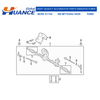 W716342-S439 Huance Camber Adjusting Eccentric Bolt Kit for FORD&LINCOLN