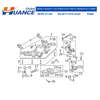 W711479-S439 Huance Camber Adjusting Eccentric Bolt Kit for FORD&LINCOLN